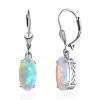 15 Oct TLV AAA Ethiopian Welo Opal Lever Back Earrings In Platinum Over Sterling Silver 2.65 Ctw -Jewelry store 7591459