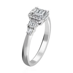 Modani 950 Platinum Diamond E-F VS Ring 5.25 Grams 0.90 Ctw (Del. In 10-12 Days) -Jewelry store 7592612 3