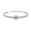 Moissanite Bangle Bracelet In Platinum Over Sterling Silver (7.25 In) 5.65 Ctw 1 Moissanite Bangle Bracelet In Platinum Over Sterling Silver (7.25 In) 5.65 Ctw -Jewelry store 7601000