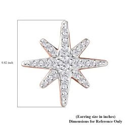 Moissanite Earrings In Platinum Over Sterling Silver 0.90 Ctw -Jewelry store 7601423 5