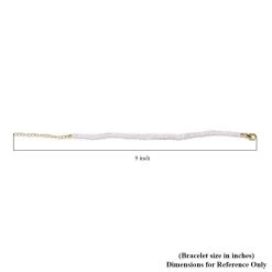 Kuisa Rainbow Moonstone Beaded Bracelet In Vermeil Yellow Gold Over Sterling Silver (7.25-9.25In) 25.00 Ctw -Jewelry store 7604998 4