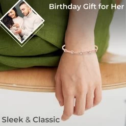 Modani AdaptGlam Diamond Wristlet 14K Rose Gold Diamond (G, VVS) (6.25 In) (7.15 G) 0.40 Ctw -Jewelry store 7606271 2