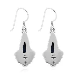 Sajen Silver Lapis Lazuli And Rainbow Moonstone Earrings In Sterling Silver 8.00 Ctw -Jewelry store 7611490 3