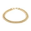 10K Yellow Gold Flexy Invert Linked Bracelet (7.75 In) 4.9 Grams -Jewelry store 7612259