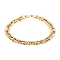 10K Yellow Gold Flexy Invert Linked Bracelet (7.75 In) 4.9 Grams