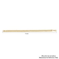 10K Yellow Gold Flexy Invert Linked Bracelet (7.75 In) 4.9 Grams -Jewelry store 7612259 4