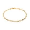 10K Yellow And White Gold Ice Bracelet (7.50 In) (7.60 G) -Jewelry store 7612269
