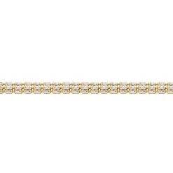 10K Yellow And White Gold Ice Bracelet (7.50 In) (7.60 G) -Jewelry store 7612269 2