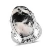 Artisan Crafted White Buffalo Ring In Sterling Silver 15.15 Ctw 1 Artisan Crafted White Buffalo Ring In Sterling Silver 15.15 Ctw -Jewelry store 7616603
