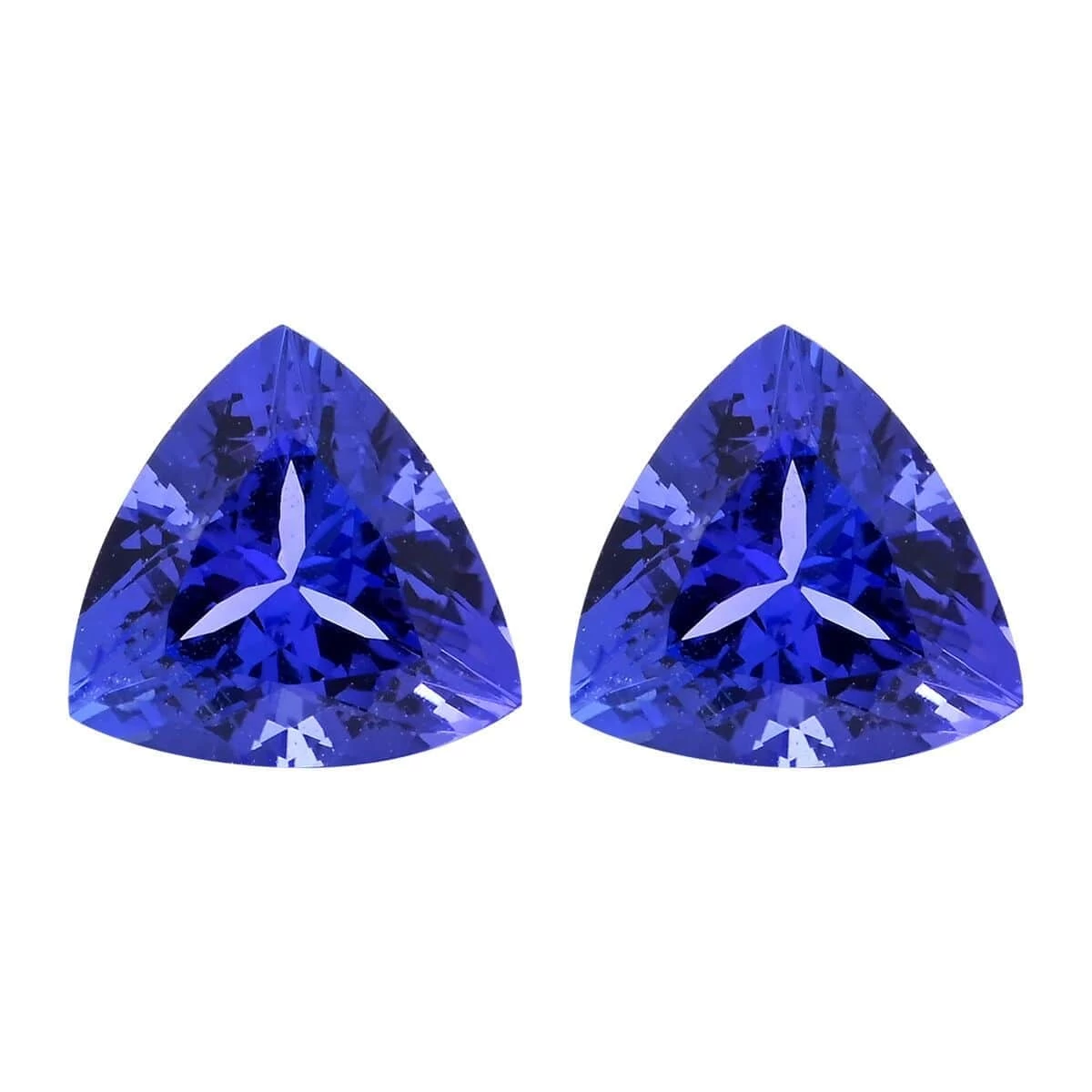 Certified & Appraised AAAA Tanzanite Set Of 2 (Trl 7 Mm) 2.00 Ctw | Loose Stones | Loose Gemstones For Jewelry Making | Natural Stone Jewelry | Tanzanite Stone 3 Certified & Appraised AAAA Tanzanite Set Of 2 (Trl 7 Mm) 2.00 Ctw | Loose Stones | Loose Gemstones For Jewelry Making | Natural Stone Jewelry | Tanzanite Stone