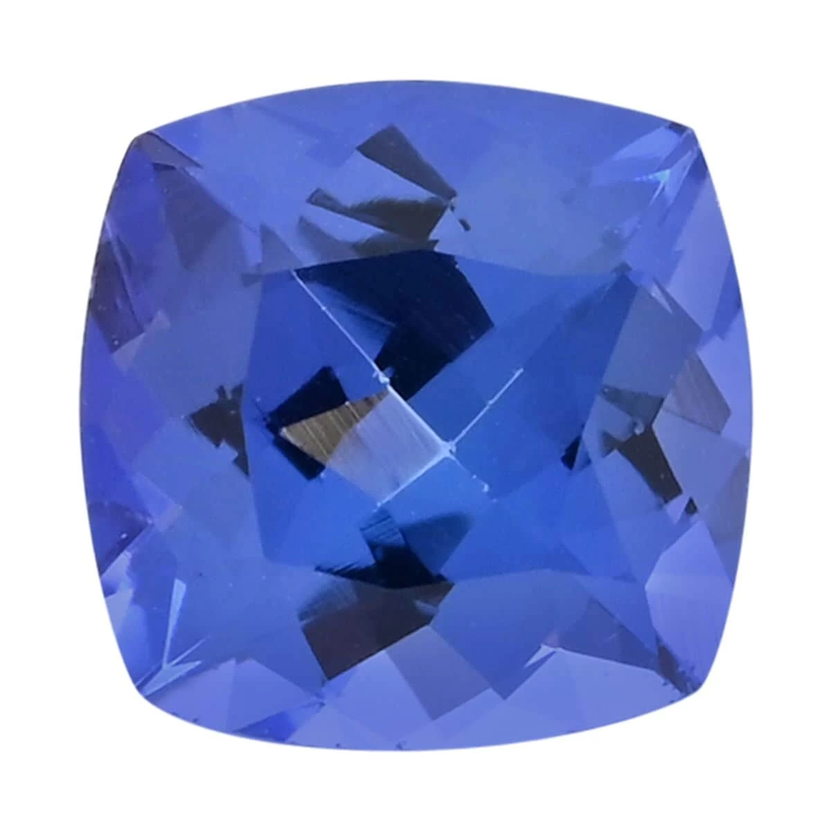 Certified & Appraised AAAA Tanzanite Set Of 2 (Cush 6 Mm) 2.00 Ctw 4 Certified & Appraised AAAA Tanzanite Set Of 2 (Cush 6 Mm) 2.00 Ctw - Image 2