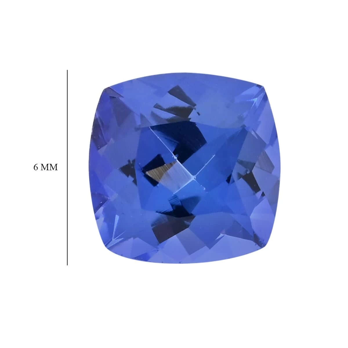 Certified & Appraised AAAA Tanzanite Set Of 2 (Cush 6 Mm) 2.00 Ctw 7 Certified & Appraised AAAA Tanzanite Set Of 2 (Cush 6 Mm) 2.00 Ctw - Image 5