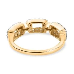 Moissanite Ring In Vermeil Yellow Gold Over Sterling Silver 0.25 Ctw 14 Moissanite Ring In Vermeil Yellow Gold Over Sterling Silver 0.25 Ctw -Jewelry store 7619669 5