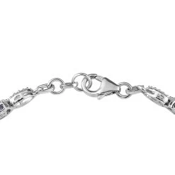 Tanzanite And White Zircon Bracelet In Platinum Over Sterling Silver (6.50 In) 2.50 Ctw 10 Tanzanite And White Zircon Bracelet In Platinum Over Sterling Silver (6.50 In) 2.50 Ctw -Jewelry store 7622532 3