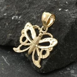 Made In America 10K Yellow Gold Butterfly Pendant 1.80 Grams 8 Made In America 10K Yellow Gold Butterfly Pendant 1.80 Grams -Jewelry store 7622713 1