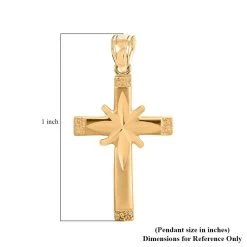 Made In America 10K Yellow Gold Cross Pendant 0.60 Grams 11 Made In America 10K Yellow Gold Cross Pendant 0.60 Grams -Jewelry store 7622715 4