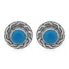 Bali Legacy Sleeping Beauty Turquoise Stud Earrings In Sterling Silver 1.50 Ctw 2 Bali Legacy Sleeping Beauty Turquoise Stud Earrings In Sterling Silver 1.50 Ctw -Jewelry store 7628511