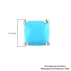 Sleeping Beauty Turquoise Solitaire Stud Earrings In 14K Rose Gold Over Sterling Silver 1.20 Ctw 11 Sleeping Beauty Turquoise Solitaire Stud Earrings In 14K Rose Gold Over Sterling Silver 1.20 Ctw -Jewelry store 7628651 4