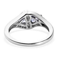 Tanzanite, Multi Gemstone Ring In Platinum Over Sterling Silver 1.00 Ctw 12 Tanzanite, Multi Gemstone Ring In Platinum Over Sterling Silver 1.00 Ctw -Jewelry store 7631130 4