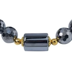 Terahertz Beaded Stretch Bracelet In Goldtone 118.10 Ctw -Jewelry store 7631687 2