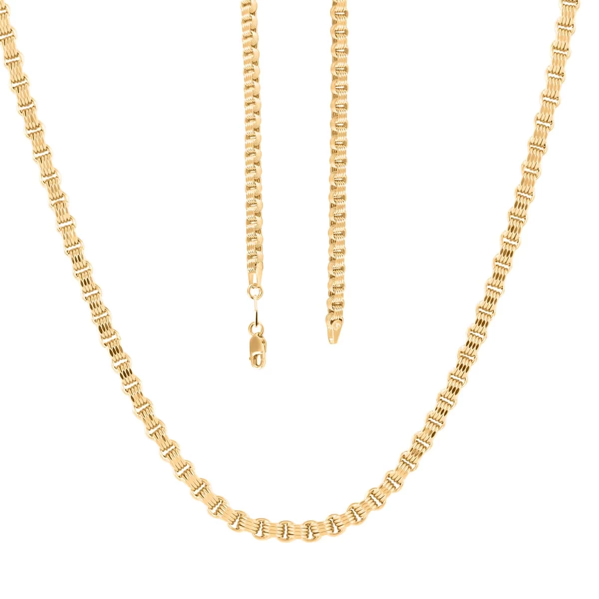 Doorbuster 10K Yellow Gold 4mm Alexander Chain Necklace (22 Inches) (11.75 G) 7 Doorbuster 10K Yellow Gold 4mm Alexander Chain Necklace (22 Inches) (11.75 G) - Image 5