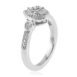 Diamond Accent Ring In Platinum Over Sterling Silver -Jewelry store 7636932 3
