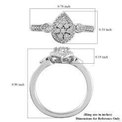 Diamond Accent Ring In Platinum Over Sterling Silver -Jewelry store 7636932 5