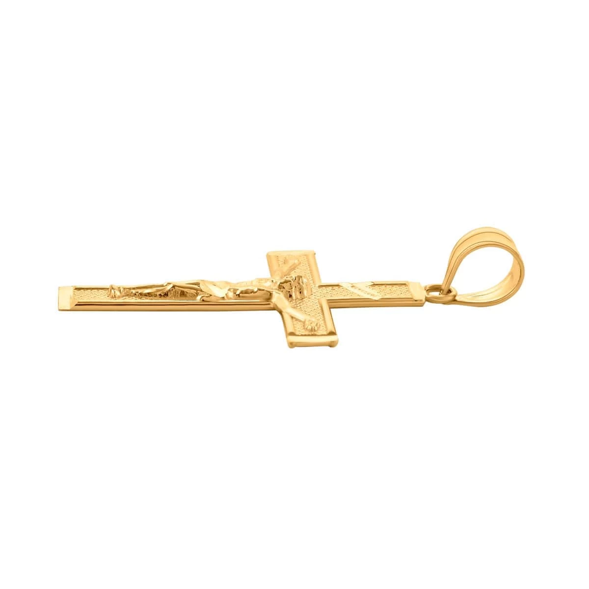 Made In America 10K Yellow Gold Crucifix Pendant 1.60 Grams 6 Made In America 10K Yellow Gold Crucifix Pendant 1.60 Grams - Image 4