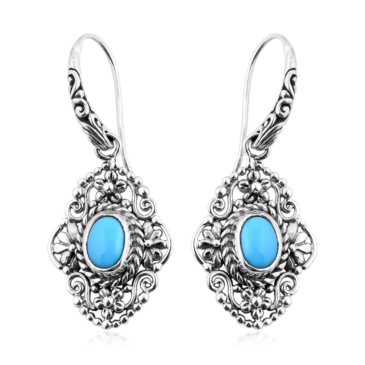 Bali Legacy Sleeping Beauty Turquoise Dangle Earrings In Sterling Silver 2.10 Ctw 3 Bali Legacy Sleeping Beauty Turquoise Dangle Earrings In Sterling Silver 2.10 Ctw