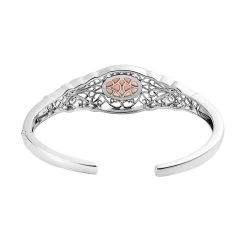 Karis Peruvian Pink Opal Cuff Bracelet In Platinum Bond (6.50 In) 4.75 Ctw (Del. In 3-5 Days) -Jewelry store 7647407 4