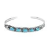 Artisan Crafted Sleeping Beauty Turquoise Cuff Bracelet In Sterling Silver (7.25 In) 3.50 Ctw 1 Artisan Crafted Sleeping Beauty Turquoise Cuff Bracelet In Sterling Silver (7.25 In) 3.50 Ctw -Jewelry store 7649547