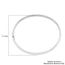 950 Platinum Bangle Bracelet (7.0 In) 24.30 Grams -Jewelry store 7650383 4