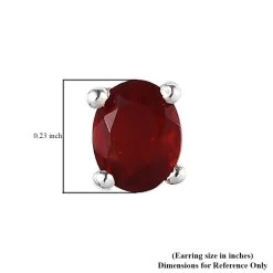 Mexican Cherry Fire Opal Solitaire Stud Earrings In Platinum Over Sterling Silver 0.90 Ctw 11 Mexican Cherry Fire Opal Solitaire Stud Earrings In Platinum Over Sterling Silver 0.90 Ctw -Jewelry store 7650678 4