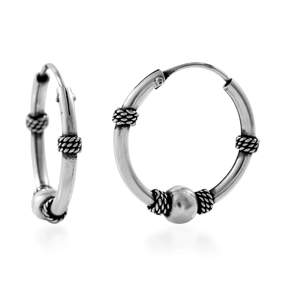 Sterling Silver Hoop Earrings 2.70 Grams 3 Sterling Silver Hoop Earrings 2.70 Grams