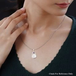 Sajen Silver Carved Bone And Abalone Shell And Multi Gemstone Reversible Pendant In Sterling Silver 0.85 Ctw -Jewelry store 7657383 2