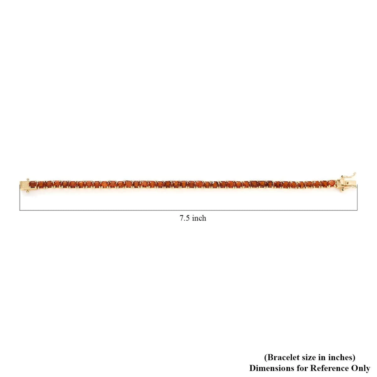 Premium Santa Ana Madeira Citrine Tennis Bracelet In Vermeil Yellow Gold Over Sterling Silver (7.25 In) 12.30 Ctw 7 Premium Santa Ana Madeira Citrine Tennis Bracelet In Vermeil Yellow Gold Over Sterling Silver (7.25 In) 12.30 Ctw - Image 5