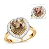 DOORBUSTER LUXORO 14K Yellow Gold AAA Turkizite, Diamond (G-H, I1) Ring (3.40 G) 2.16 Ctw 1 DOORBUSTER LUXORO 14K Yellow Gold AAA Turkizite, Diamond (G-H, I1) Ring (3.40 G) 2.16 Ctw -Jewelry store 7831901