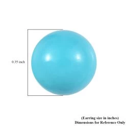 Luxoro 10K Rose Gold Sleeping Beauty Turquoise Solitaire Stud Earrings 7.10 Ctw 11 Luxoro 10K Rose Gold Sleeping Beauty Turquoise Solitaire Stud Earrings 7.10 Ctw -Jewelry store 7887347 4