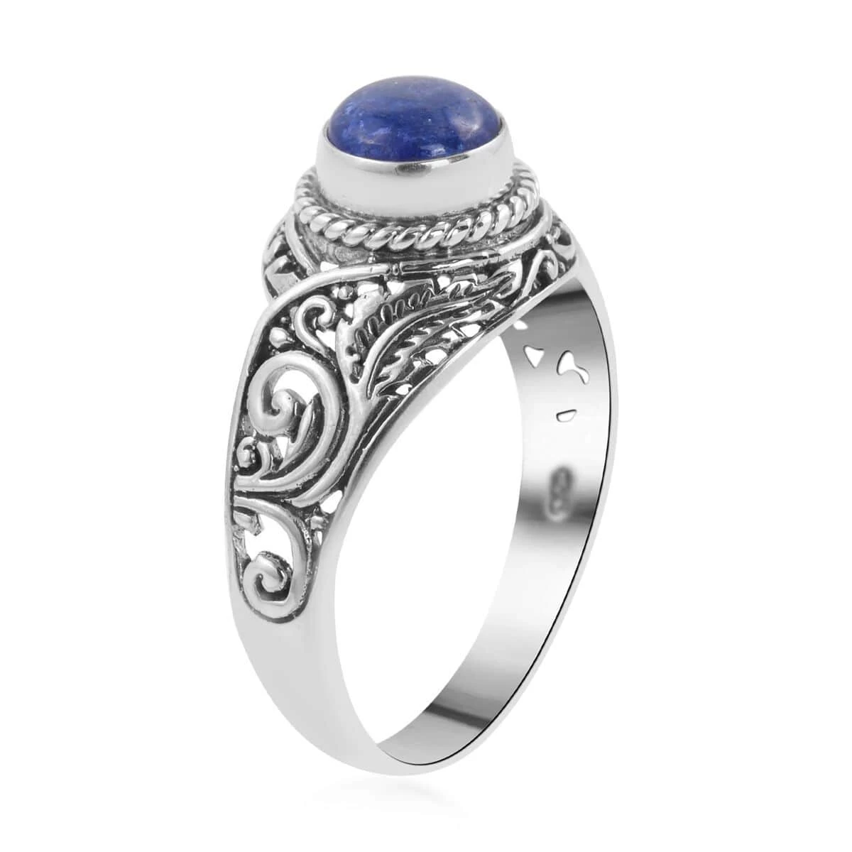 Bali Legacy Tanzanite Ring In Sterling Silver 1.50 Ctw 6 Bali Legacy Tanzanite Ring In Sterling Silver 1.50 Ctw - Image 4