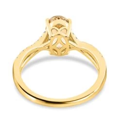 Certified And Appraised Iliana 18K Yellow Gold AAA Turkizite And G-H SI Diamond Ring 1.85 Ctw -Jewelry store 8895391 4