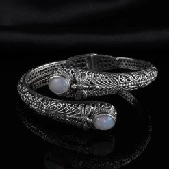 DOORBUSTER BALI LEGACY Ethiopian Welo Opal Cuff Bracelet In Sterling Silver (7.50 In) (30 G) 3.20 Ctw 9 DOORBUSTER BALI LEGACY Ethiopian Welo Opal Cuff Bracelet In Sterling Silver (7.50 In) (30 G) 3.20 Ctw -Jewelry store 8938399 1