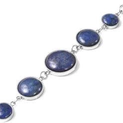 Black Agate And Mother Of Pearl 2 In 1 Station Style Bracelet In Stainless Steel (7.00 In) 42.00 Ctw 11 Black Agate And Mother Of Pearl 2 In 1 Station Style Bracelet In Stainless Steel (7.00 In) 42.00 Ctw -Jewelry store 9033028 3