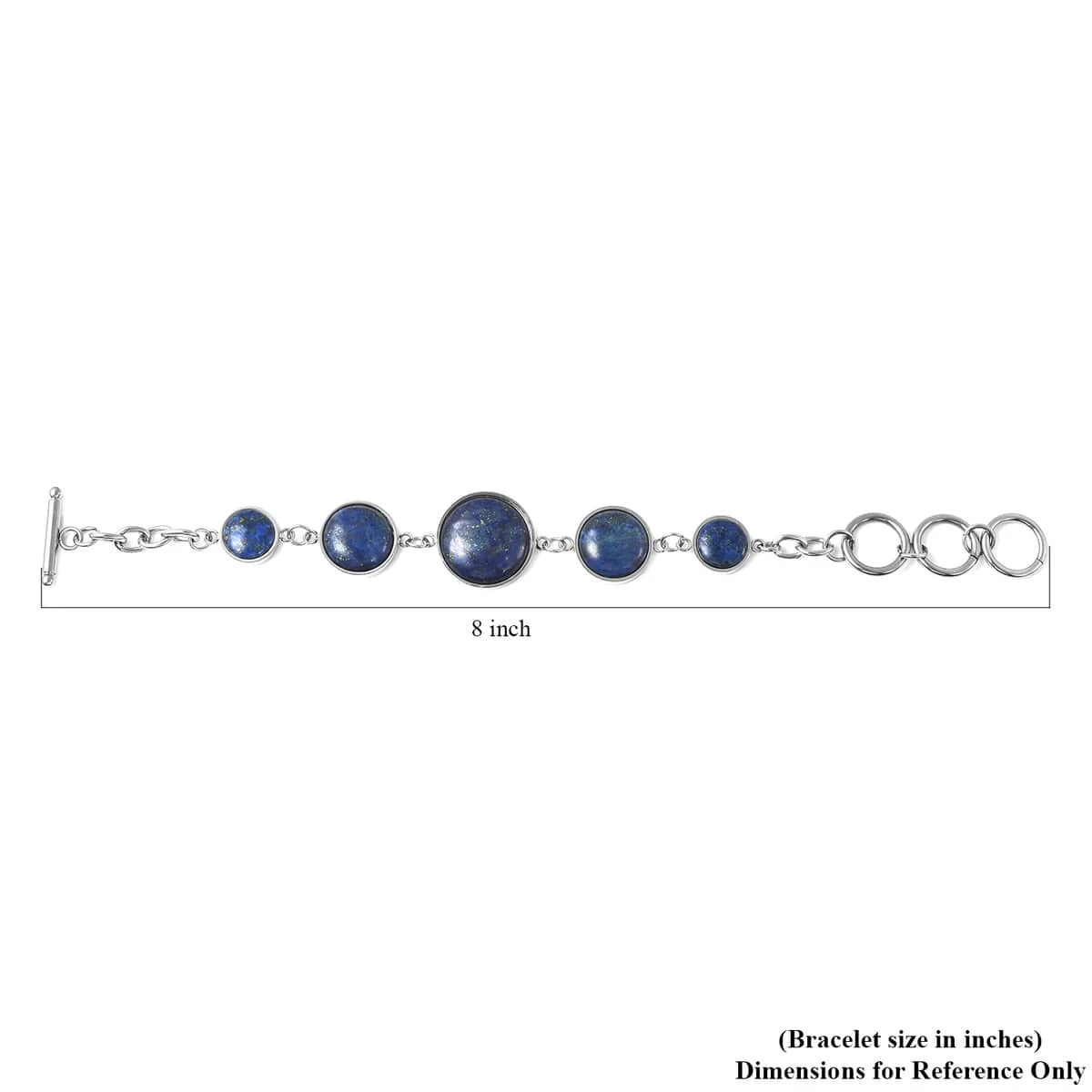 Black Agate And Mother Of Pearl 2 In 1 Station Style Bracelet In Stainless Steel (7.00 In) 42.00 Ctw 8 Black Agate And Mother Of Pearl 2 In 1 Station Style Bracelet In Stainless Steel (7.00 In) 42.00 Ctw - Image 6